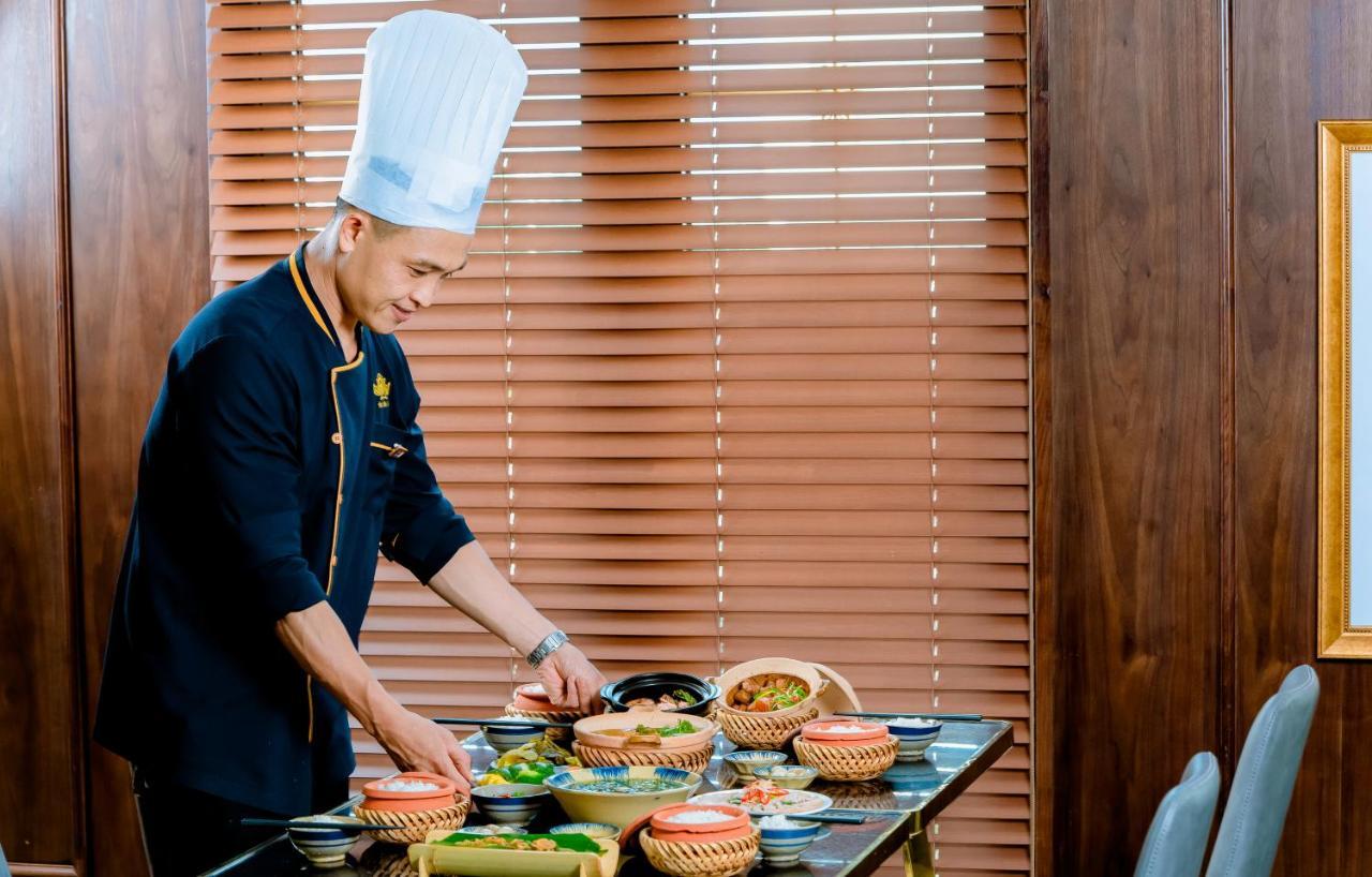 Golden Lotus Luxury Hotel Danang - Complimentary Daily Afternoon Tea Da Nang Exterior foto