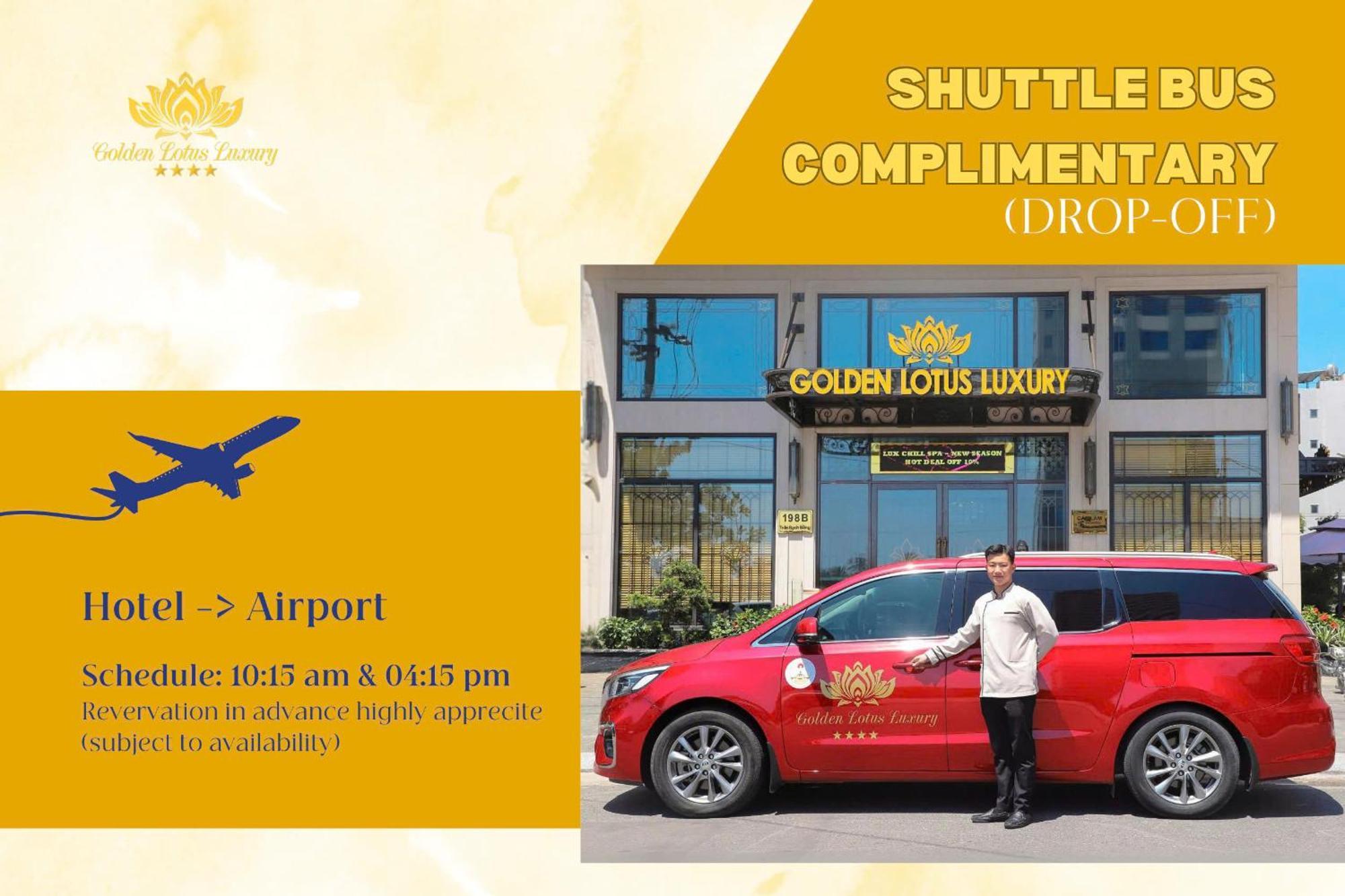 Golden Lotus Luxury Hotel Danang - Complimentary Daily Afternoon Tea Da Nang Exterior foto
