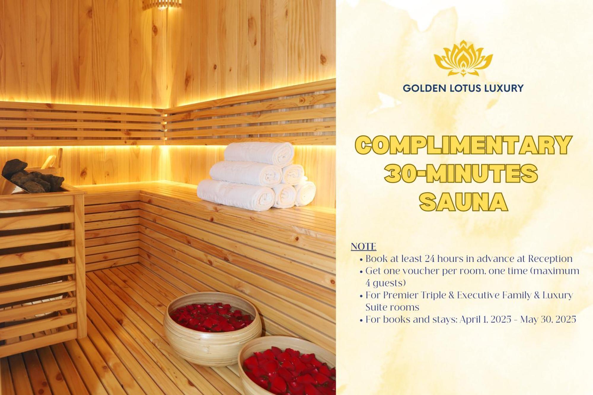 Golden Lotus Luxury Hotel Danang - Complimentary Daily Afternoon Tea Da Nang Exterior foto