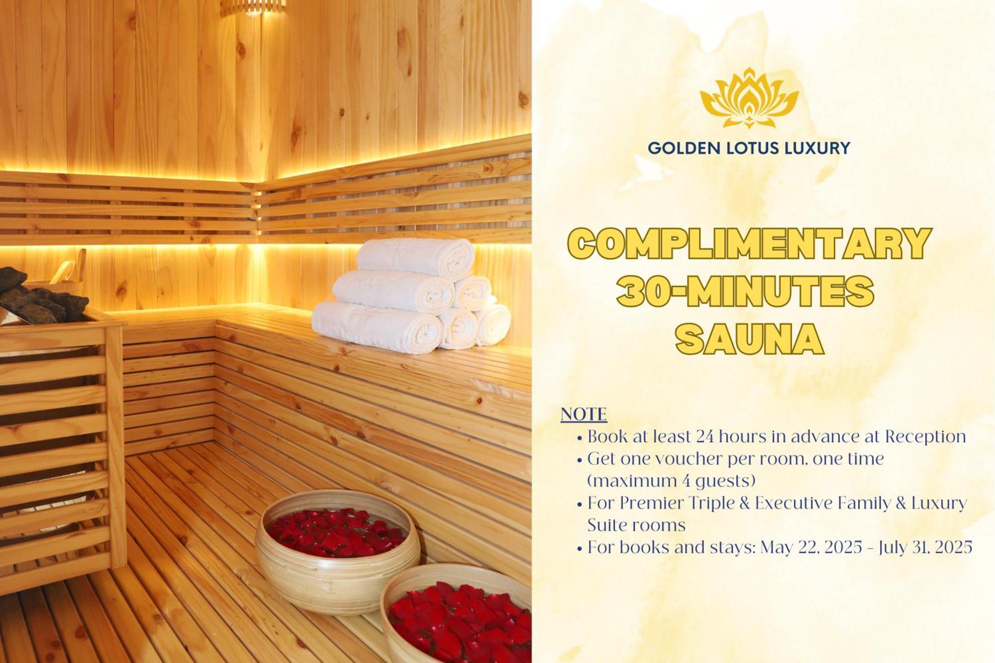 Golden Lotus Luxury Hotel Danang - Complimentary Daily Afternoon Tea Da Nang Exterior foto